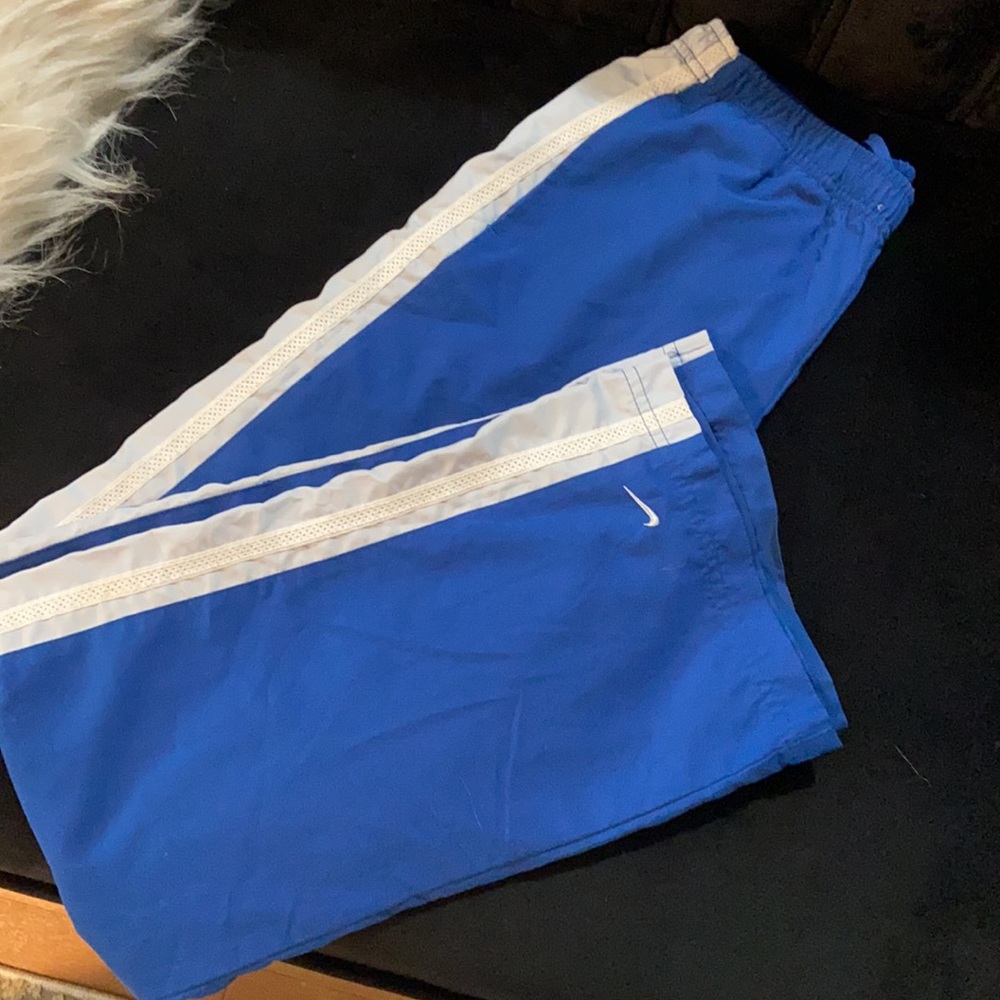 Blue Nike Track Pants